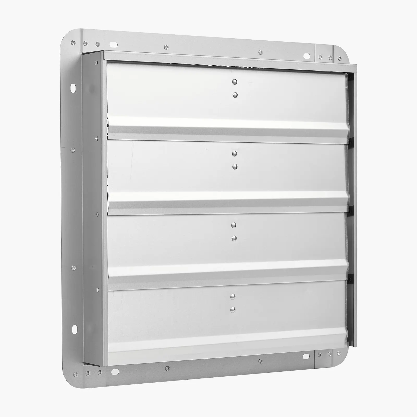 

18-дюймовый вытяжной вентилятор с жалюзи, настенный вентилятор для чердака с расходом воздуха 2200 CFM, двигатель переменного тока, прочная стальная конструкция, низкий уровень шума