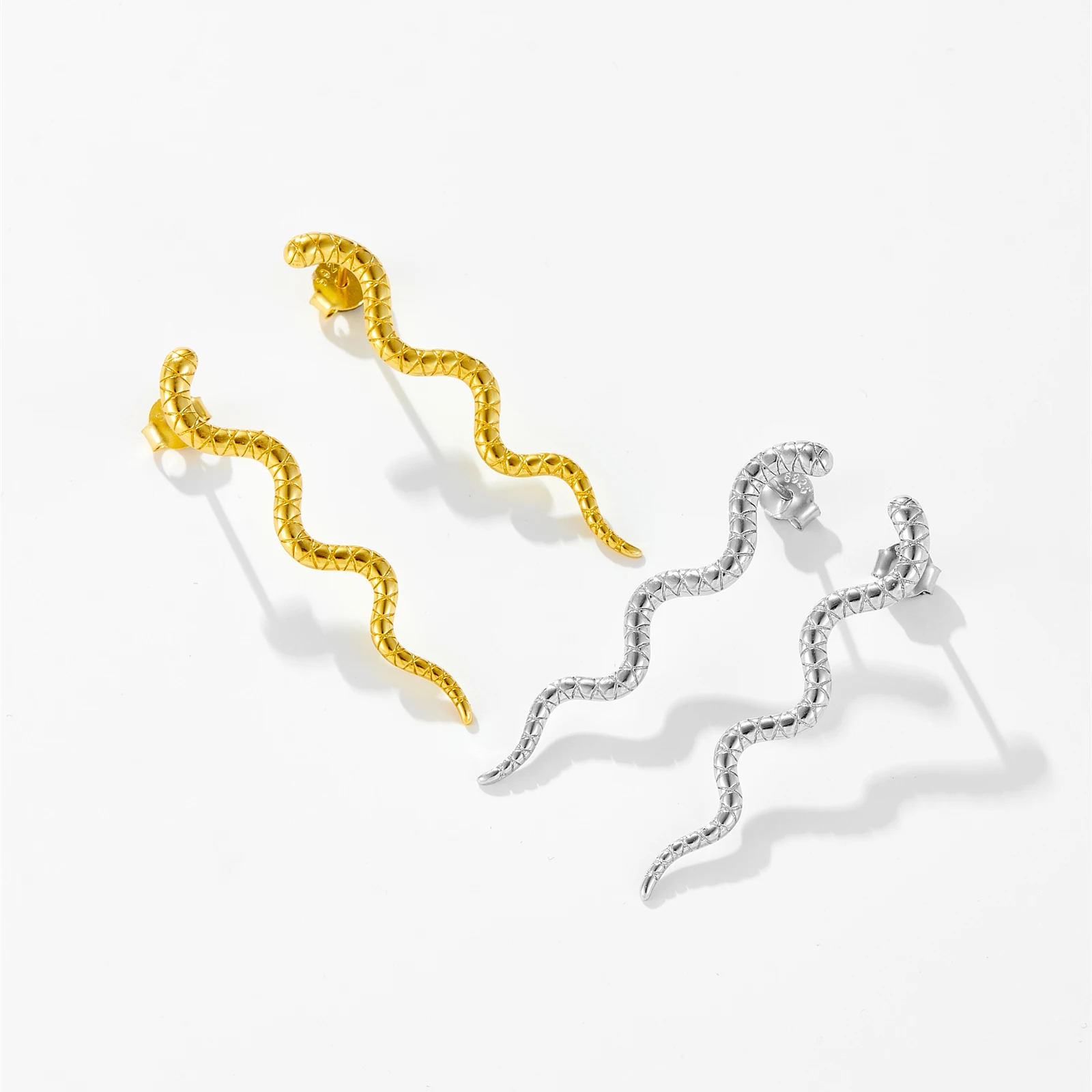 VEWANT Women 925 Sterling Silver Snake Long Drop Earrings 2026 Dainty Luxury Fashion Party Rock Punk Jewelry Gift