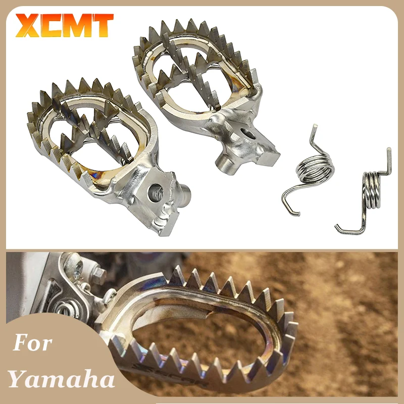 

For Yamaha YZ125 YZ250 YZ250F YZ450F WR250F WR450F YZ 125 250 X FX Motorcycle Titanium Alloy TC4 Foot Rest Pegs Footrest Footpeg