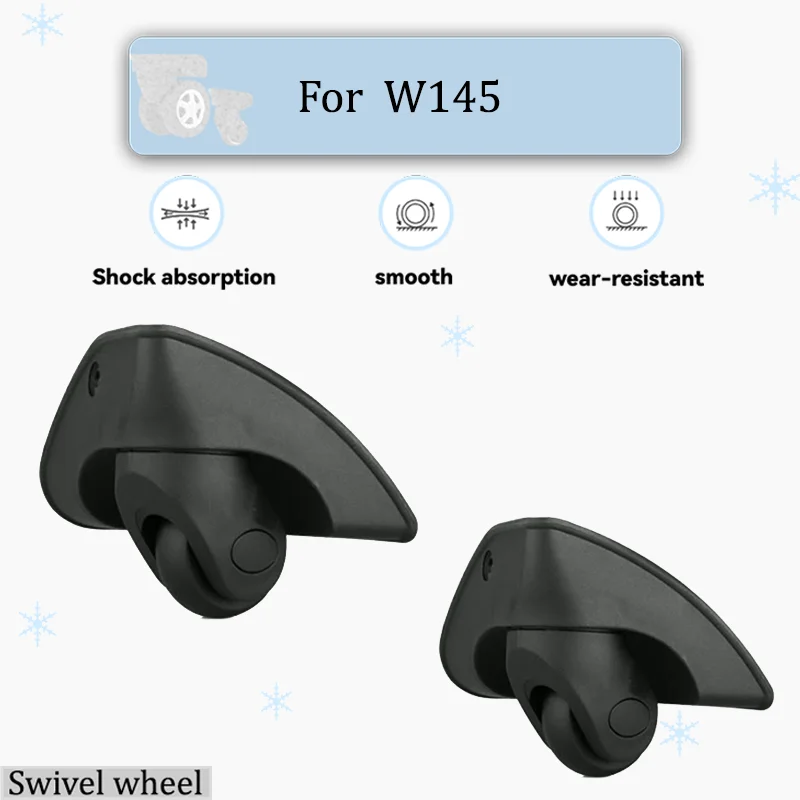 

For W145 High-End Silent Wheels Luggage Replacement Universal Noise-Free 360° Rotating Wheels Luggage