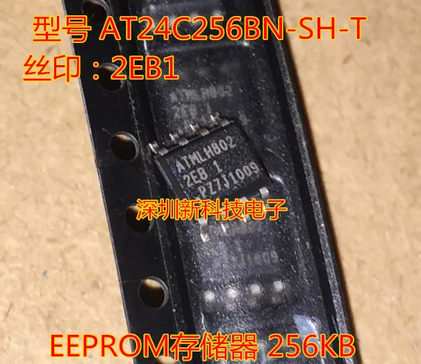 Free shipping    AT24C256BN-SH-T 24C256 2EB SOP-8 EEPROM 256KB    10PCS