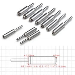 2Pcs Dental Turbine Handpiece Spindle Push Button Axis Wrench Cartridge Shaft NSK KAVO WH 9.8/10.8/11.8/12.5/13.3/13.7/14.2mm PB