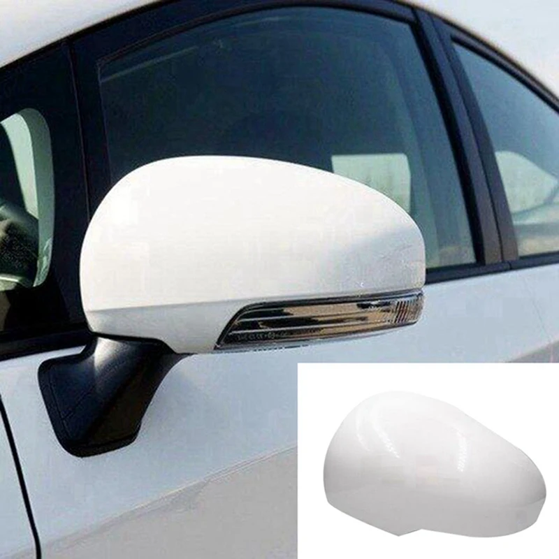 2X Car Door Mirror Side Rear View Mirror Cover Shell Mirror Cap For Toyota Mark X Prius 09-12 Prius Plus 2011-2020 Left