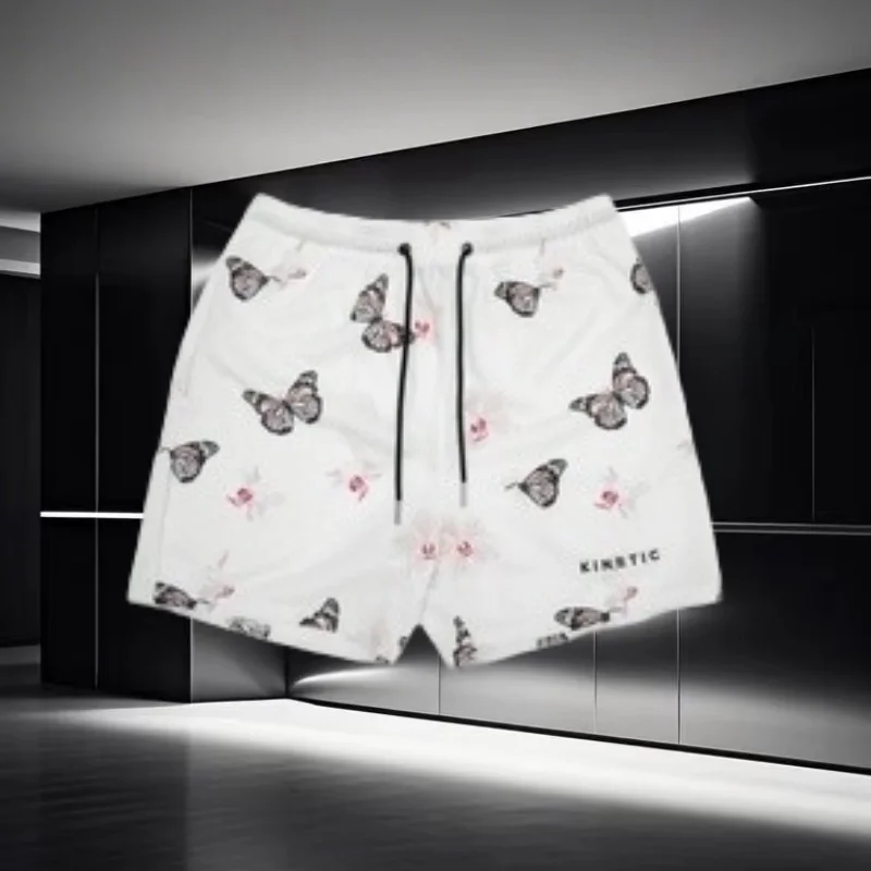 

2025 New Hot Selling Summer New Digital Printed American Sports and Leisure Shorts Mesh Breathable Loose Men's Shorts