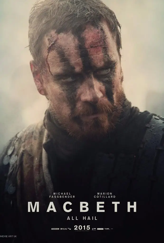 

MACBETH FASSBENDER Шелковый плакат с художественным принтом из фильма, декор для гостиной, домашняя стена