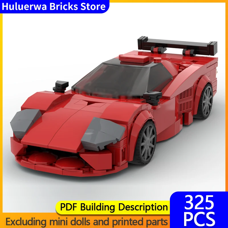 

Speed Racing Car Model MOC Building Bricks S7 Top Tier Sports Car Modular Technology Children Holiday Gifts Assemble Toys Suit
