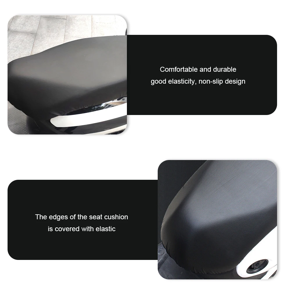 

Universal Fit Waterproof Pu Cover Replaceable Elastic Non-Slip Durable Stretchable Protector For Daily Use Motorcycle
