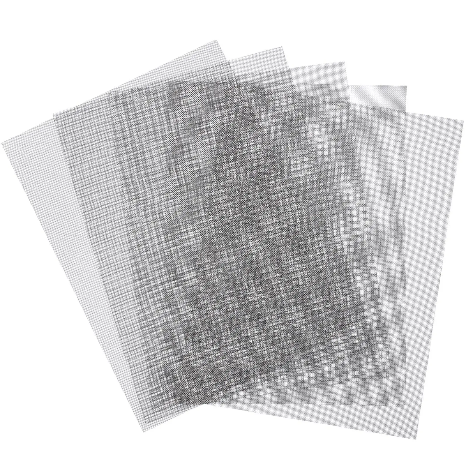 

5 Pcs Repair Net Wire Mesh Screen Vent Metal Metallic Line Welding Stainless Steel