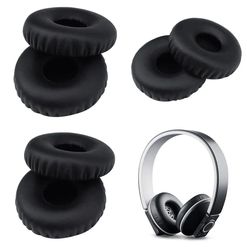 زوج واحد من وسادات الأذن الجلدية البديلة لسماعات Airy سماعة الأذن الإسفنجية تغطي الوسائد ملحقات الصوت