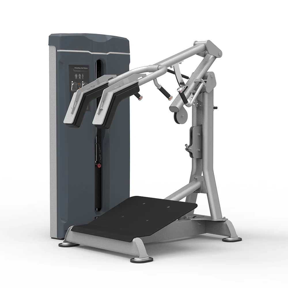Equipo de gimnasio de extensión de pantorrilla de pie para sentadillas profundas, doble función, máquina de entrenamiento de fuerza muscular de piernas, Fitness comercial
