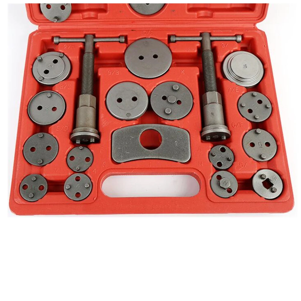 Car Brake Pad Tool 22PCS Brake Caliper Piston Tool Separator Replacement Piston Rewind Disassemble Repair Hand Tool Kits