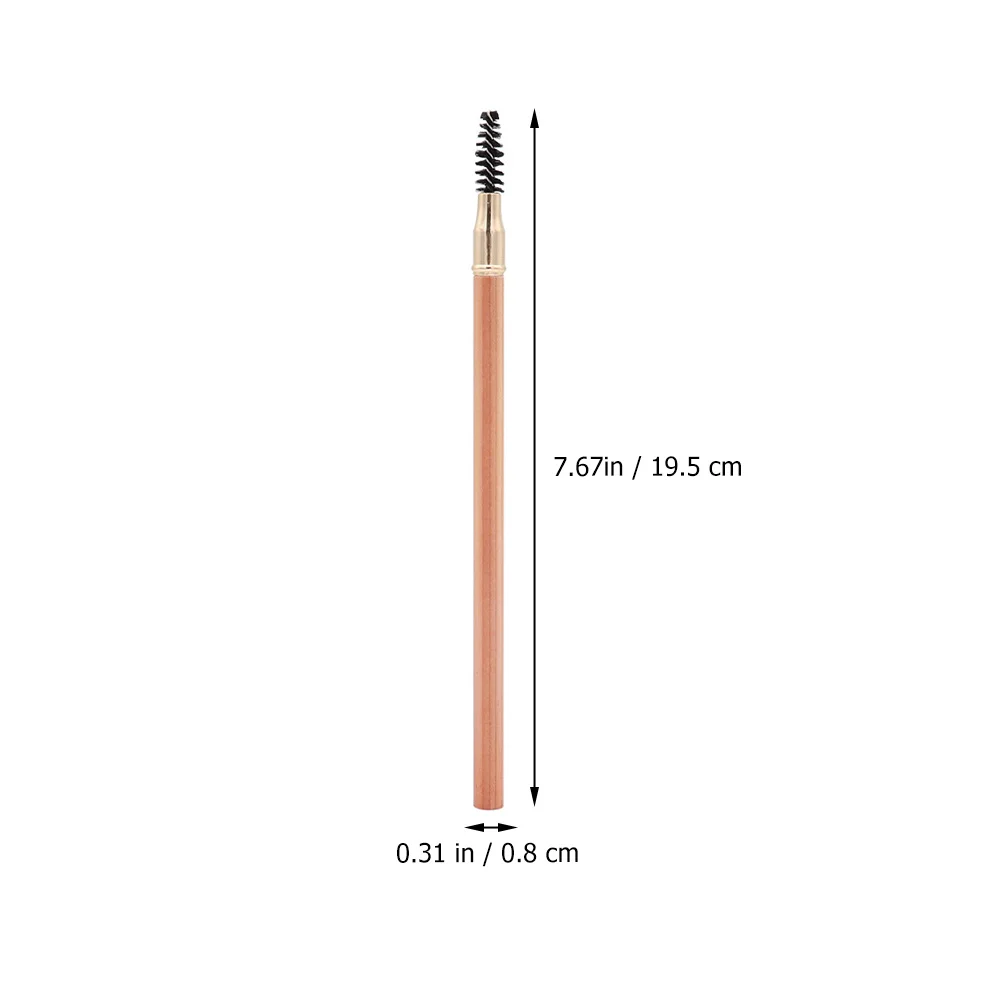 Crayon à sourcils avec brosse, 2 pièces, imperméable, naturel, façonnant les sourcils, outil de maquillage longue durée, crayon à sourcils avec brosse