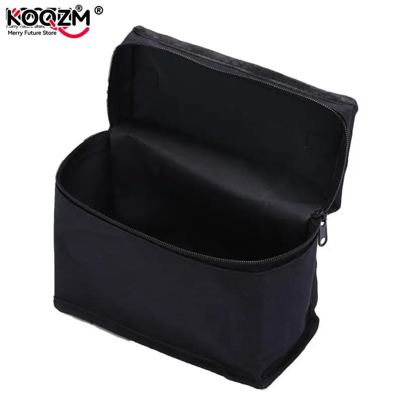 Marker Pen Storage Bag Large Capacity Zipper Black Folding Art Markers Zipper Canvas Storage Pencil Bag Hold 36/48/60/80Pcs