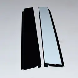 Black Rear Car Door And Window B Pillar Exterior Decorative Plate Back door For VW GOLF MK6 GTI R20 R32 5K6839902B 5K6839901B