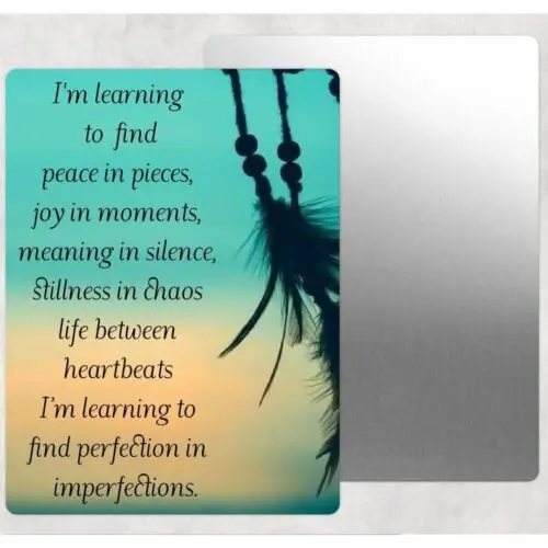 Peace Quote Dreamcatcher Tin Sign Door Home Wall Decor Metal-Aluminum-tin sign