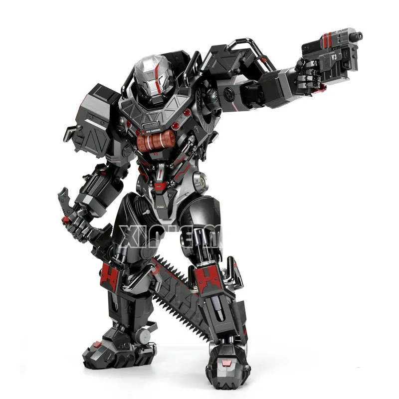 MENG プラスチック組み立てモデルキット MECHA-008 MU-2 ヘビー立体破晓、ホワイトシャーク-04 プレッザントバージョン 1/9