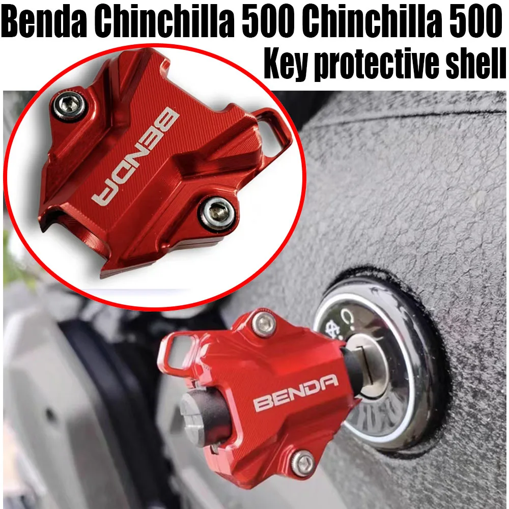 Fit Benda Chinchilla 500 Chinchilla 500 Motorcycle key Modification Protective Shell Aluminum Alloy