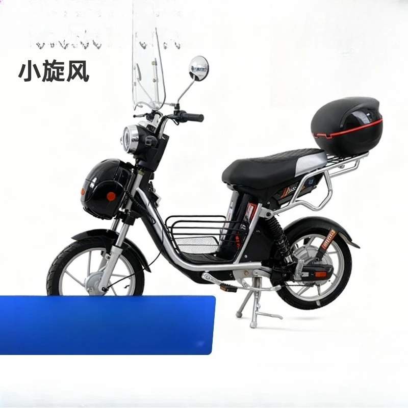 18-Inch North Korean small cyclone electric bicycle super long battery life lithium battery car new moped