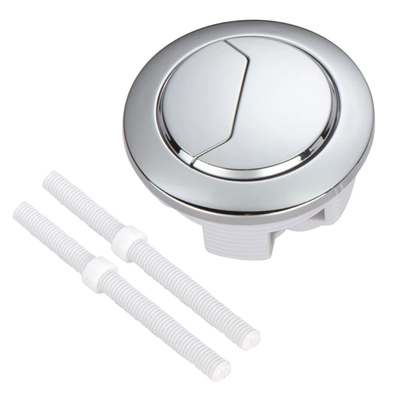 Round Toilet  Flush Button Adjustable Toilet Water  Button Double Push Flushing Button Toilet Accessories