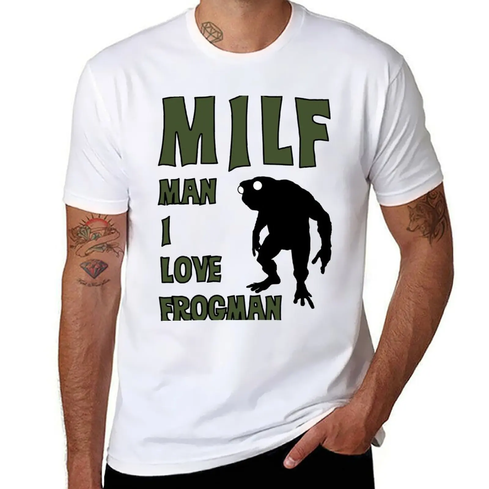 

T-Shirt brand graphic men shirts shirt t Love luxury Frogman I t cotton graphic shirts 100% for t man tees man Man