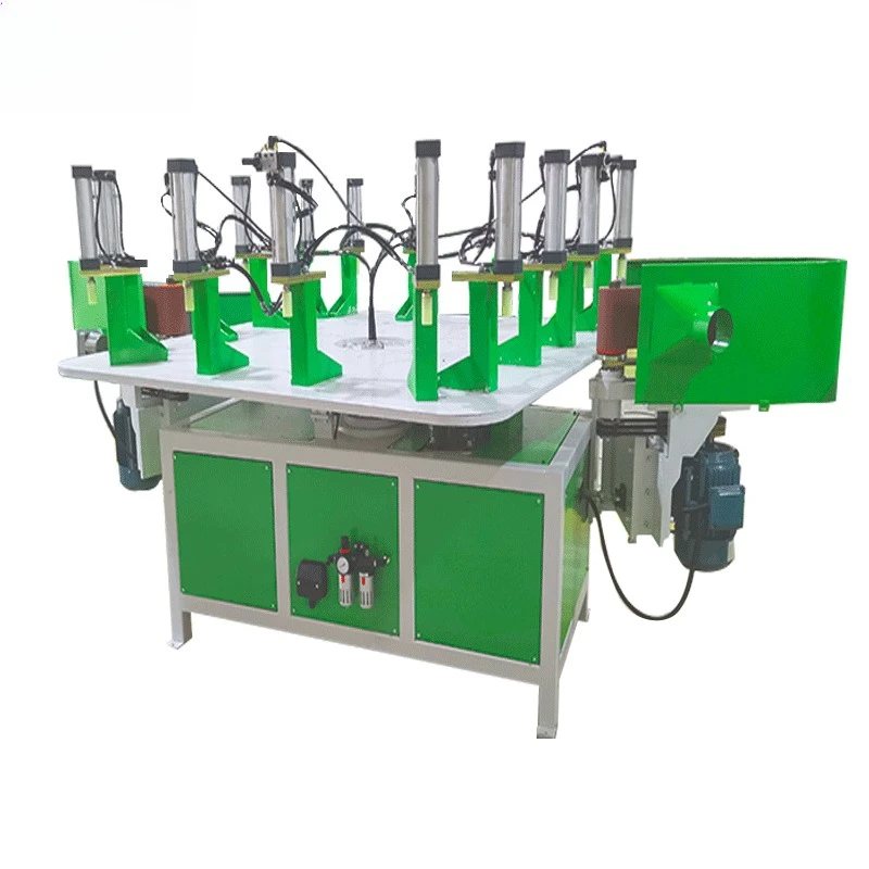 Sanding one machine dining table chair surface turntable, copy milling solid wood chair leg copy machine milling machine