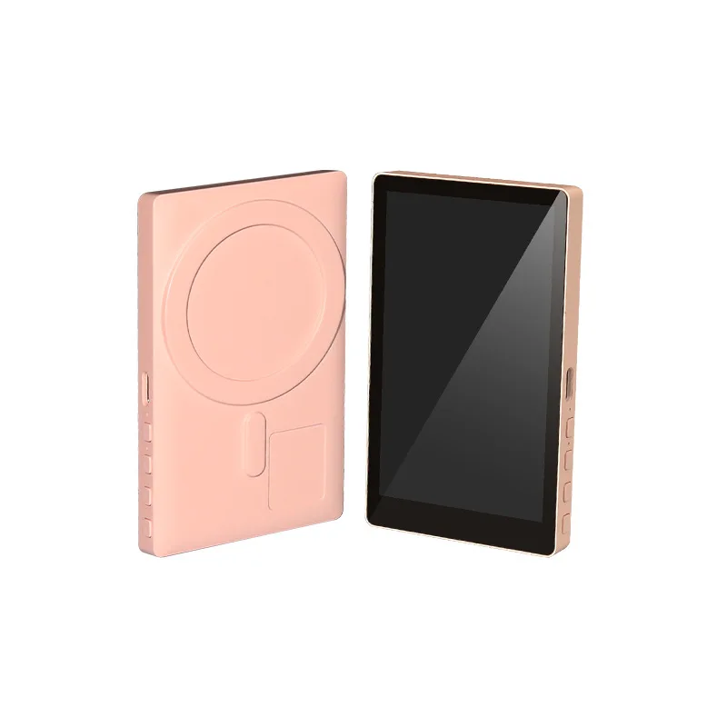 Wireless mobile phone selfie magnetic screen projector rear live broadcast split-screen monitor outdoor auxiliary same screen