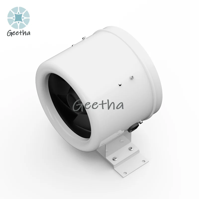 Exaustor de impulsores duplos com design de motor a jato de 6 polegadas