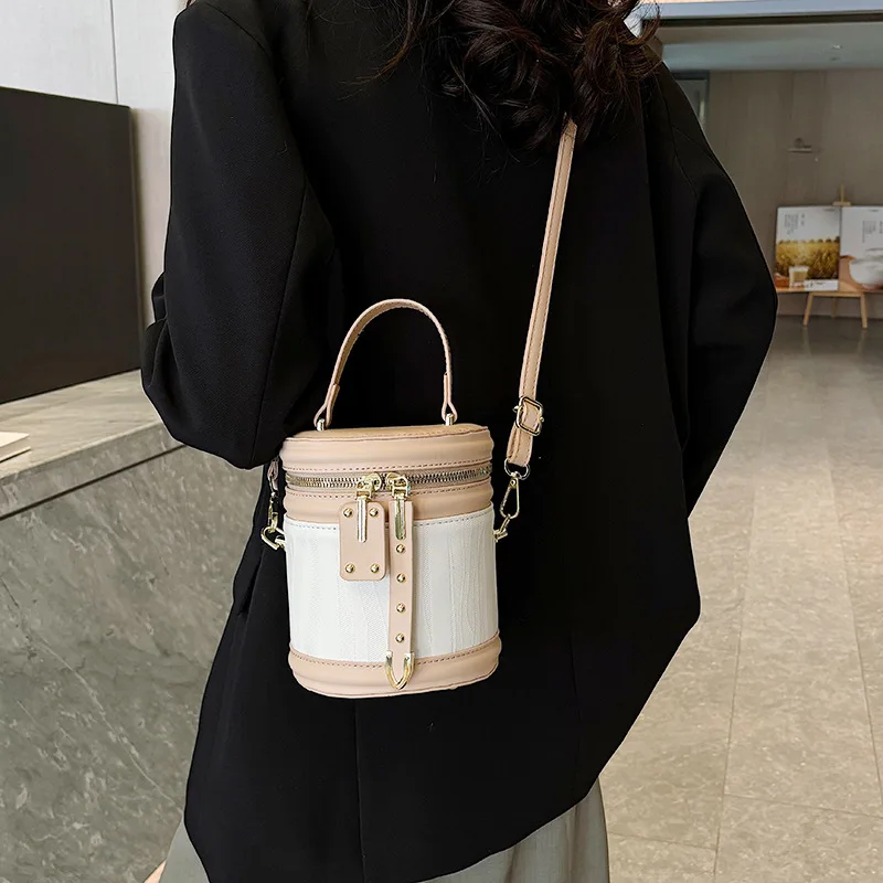 Fashion Bucket Handbags for Party Women 2024 New Versatile Crossbody Bags Spring Summer Korean Leisure Shoulder Bag Trend