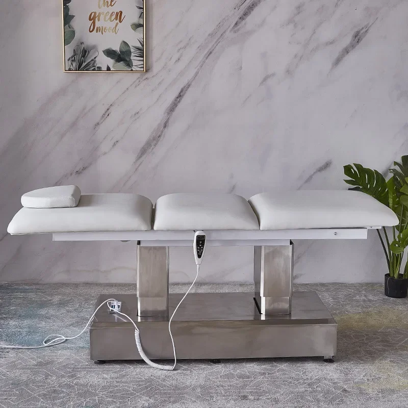كرسي التدليك كامل الجسم سرير التجميل الكهربائي صالون الأثاث الأريكة المعدات المهنية أداة تدليك العلاج الطبيعي بيلاتيس #3