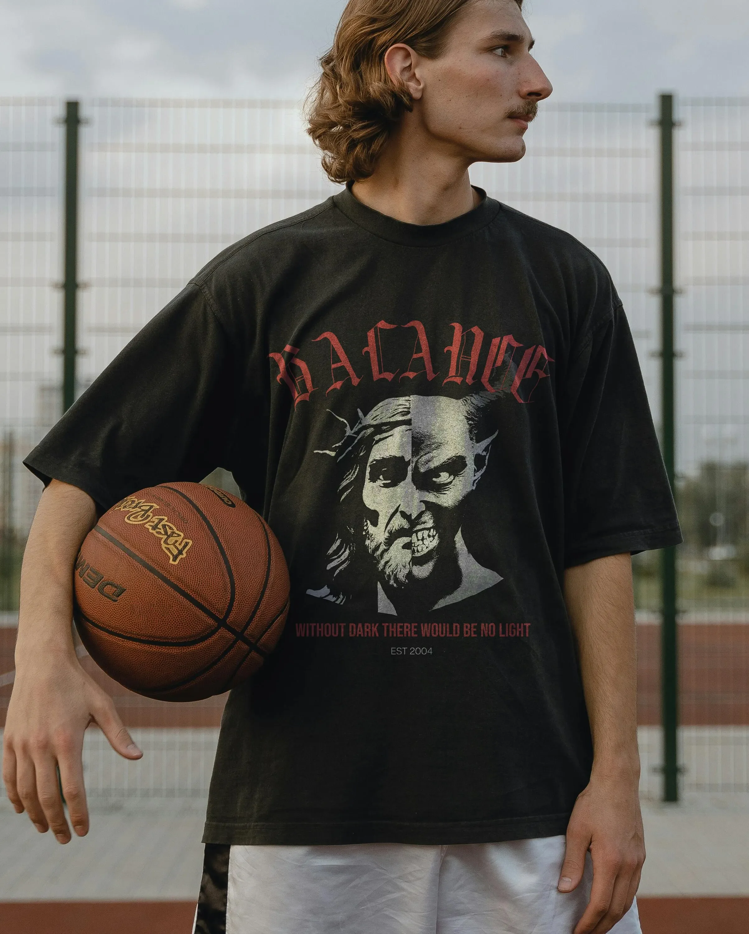 Balance Oversized Streetwear T Shirt Stay Different Mens Handmade Graphic Tee Idea Best Seller