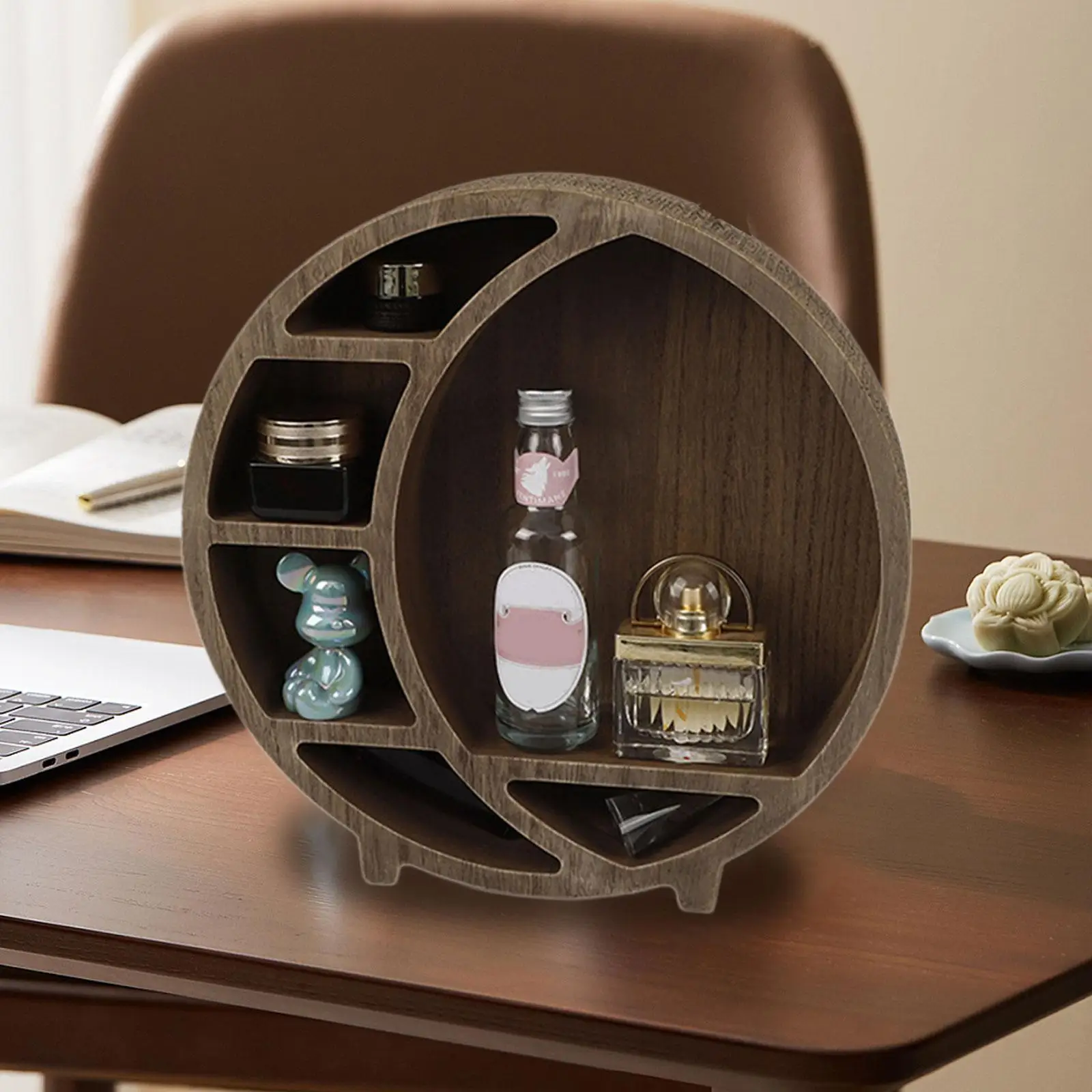 Desktop Storage Cabinet Storage Organizer Decoration Stand Shelf Toys Counter Rack Home Decor for Dorm Countertop Home Office