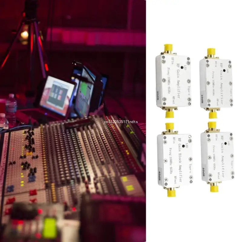 10Mhz-6GHz RF Gains Amplifiers 10DB 20DB 30DB 40DB High Flatness Power Amplifiers Dropship