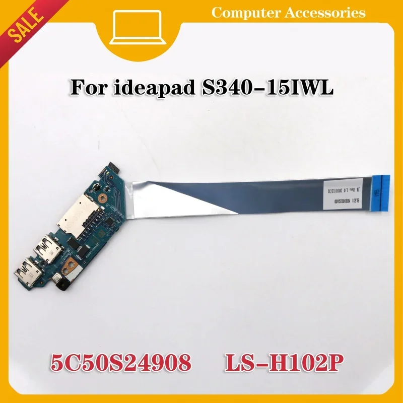 

Применяется для Lenovo ideapad S340-15IWL 15api USB Card Reader Power Key Board Flat Cable 5C50S24908 LS-H102P