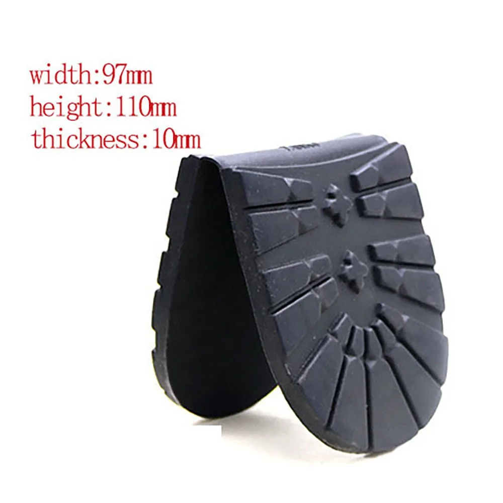 

1 Pair Non-Slip Shoes Mat Stickers Wear-Resistant Self-Adhesive Rubber Shoe Pieces DIY Replacement Outsoles Thicken Sole Sticker