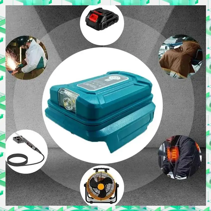 

FIZP For Makita18v With USB Battery Adapter Fast Charging For 18V Battery Charger Adapter