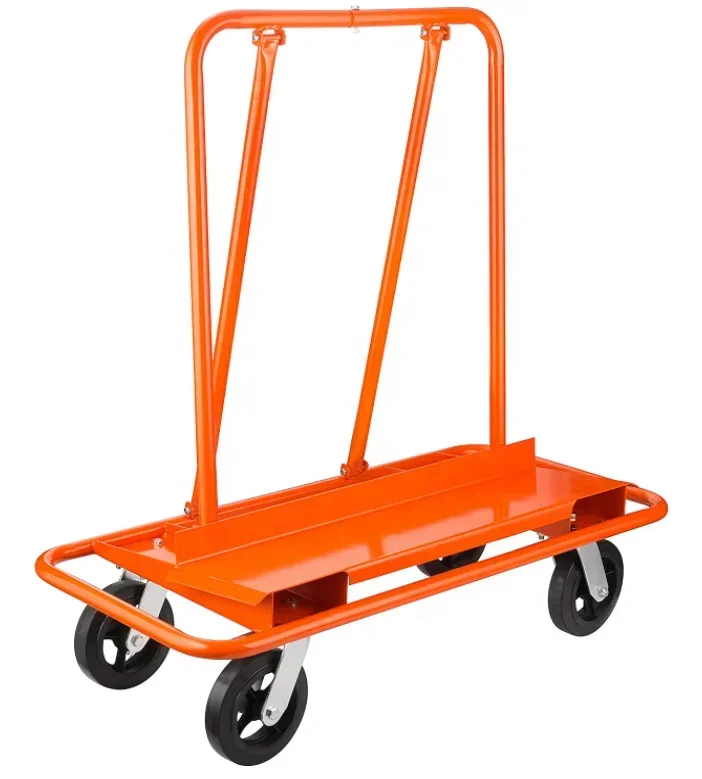 Heavy Duty Drywall Sheet Cart Professional Drywall Utility Cart Plywood Dolly Wallboard Transport