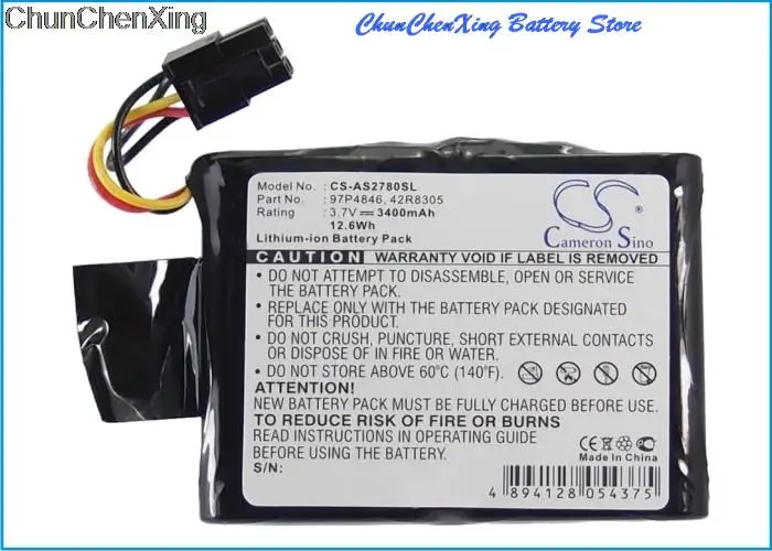 3400mAh RAID Controller Battery for IBM 571B, 572B, 572F and 575C, 74Y6773, 74Y6870, 74Y9340, 97P4847, P520, P52A, Power 720/740