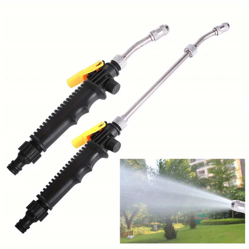 1pc Long Pole Nozzle, High Pressure Power Jetwash, Washer Spray Nozzle, Water Gun Washer, Water Jet Garden Hose Wand Nozzle
