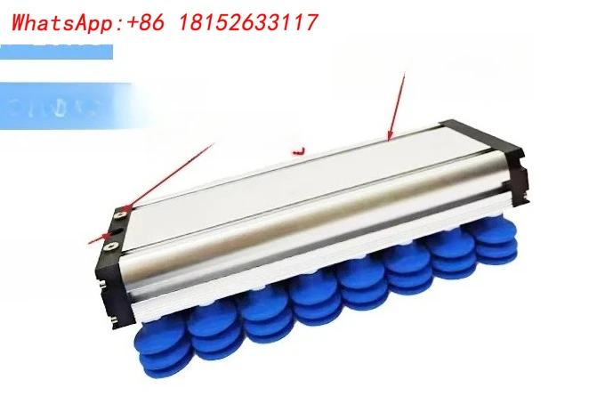 كوب شفط إسفنجي مفرغ متكامل ذراع آلي صناعي هوائي سلس للخدمة الشاقة مم