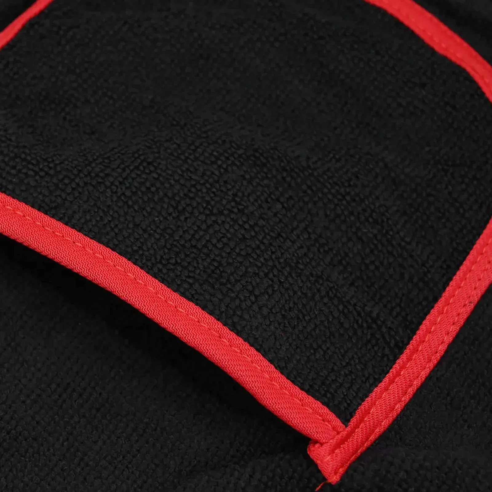 Black Red Bike Dust Protection Absorbent Bike Towel Bicycle Handlebar Tape Comprehensive Coverage Easy To Wash