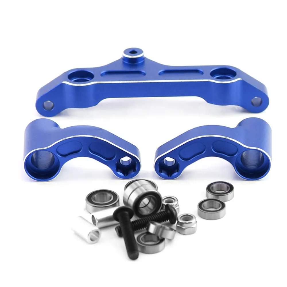 Liga de alumínio Frente Direcção Set, Reparação mais resistente Substituir Acessórios, ARRMA 1/5 KRATON 8S ARA110002T1 ARA110002T2