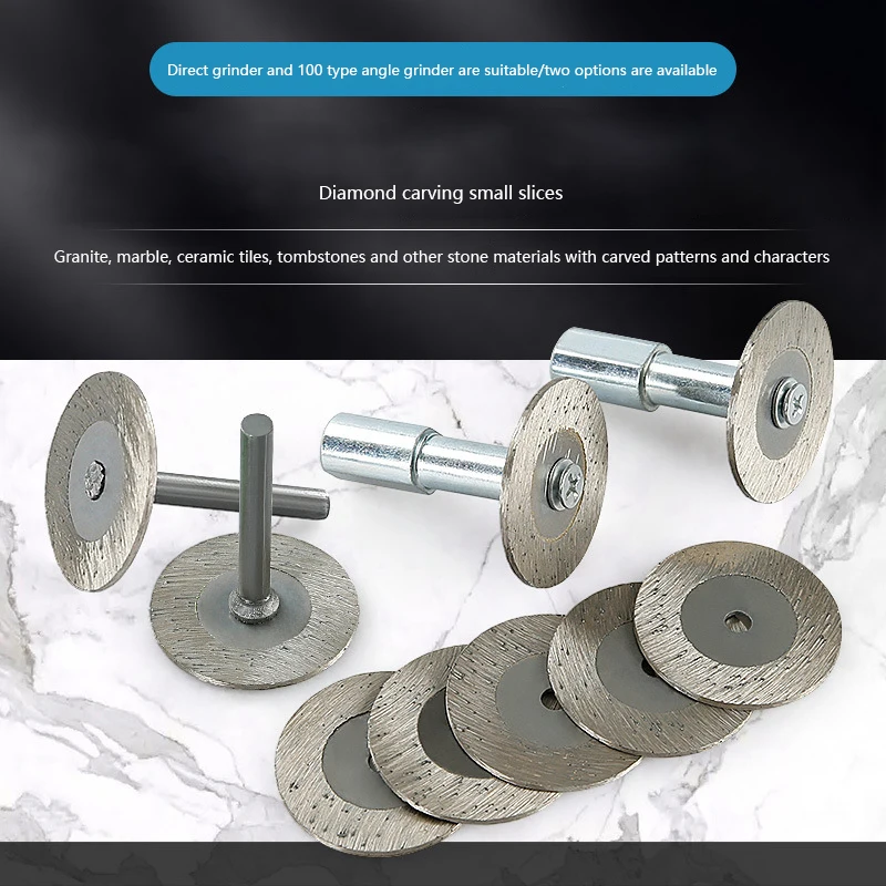 

1PC Stone Cutting Disc 40mm Diamond Sintered Segment Saw Blade Granite Sandstone Concrete Lettering Carving Grinding Tool