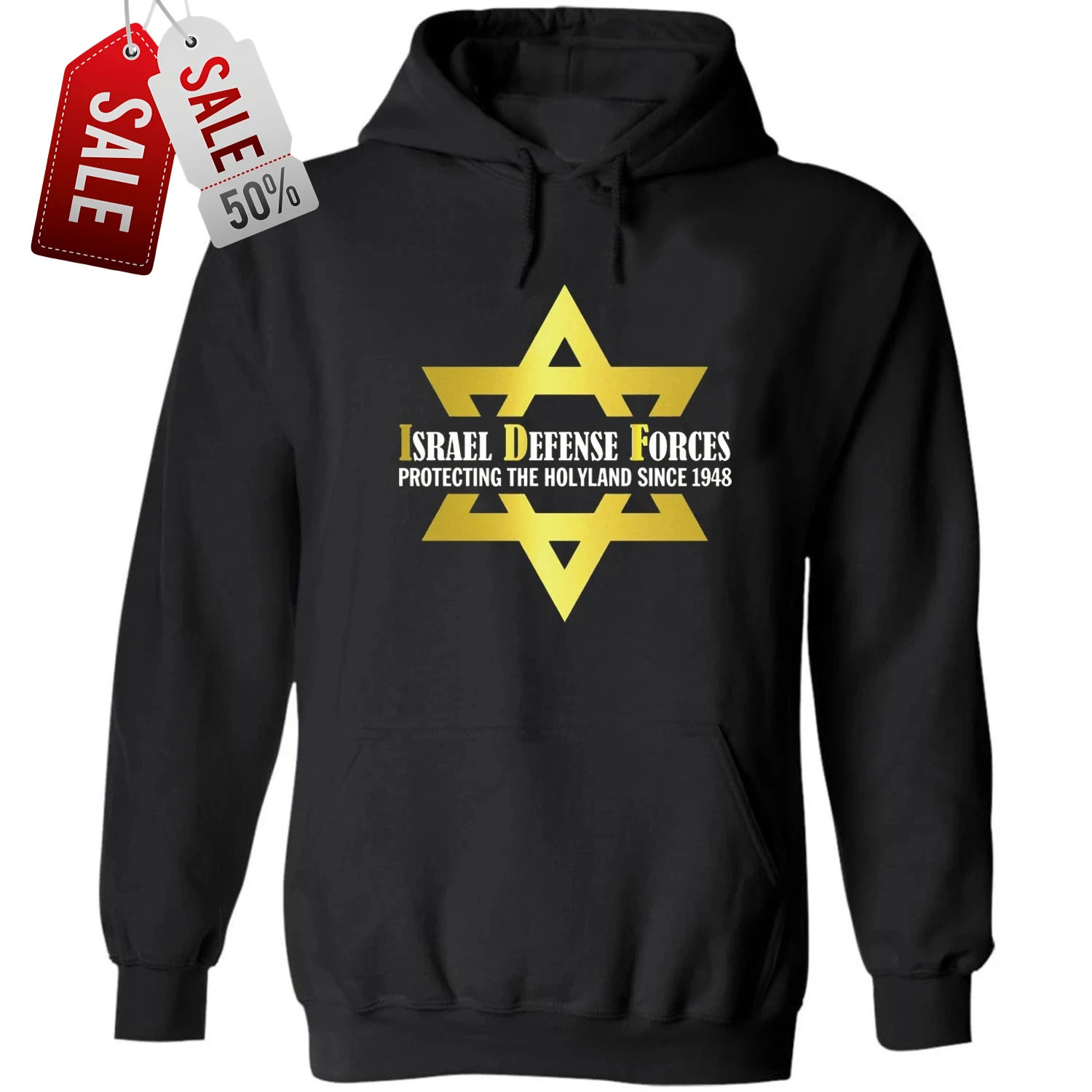 

Звезда Давида IDF Израильские силы обороны пуловер с капюшоном новый 100% хлопок удобные повседневные мужские толстовки модная уличная одежда