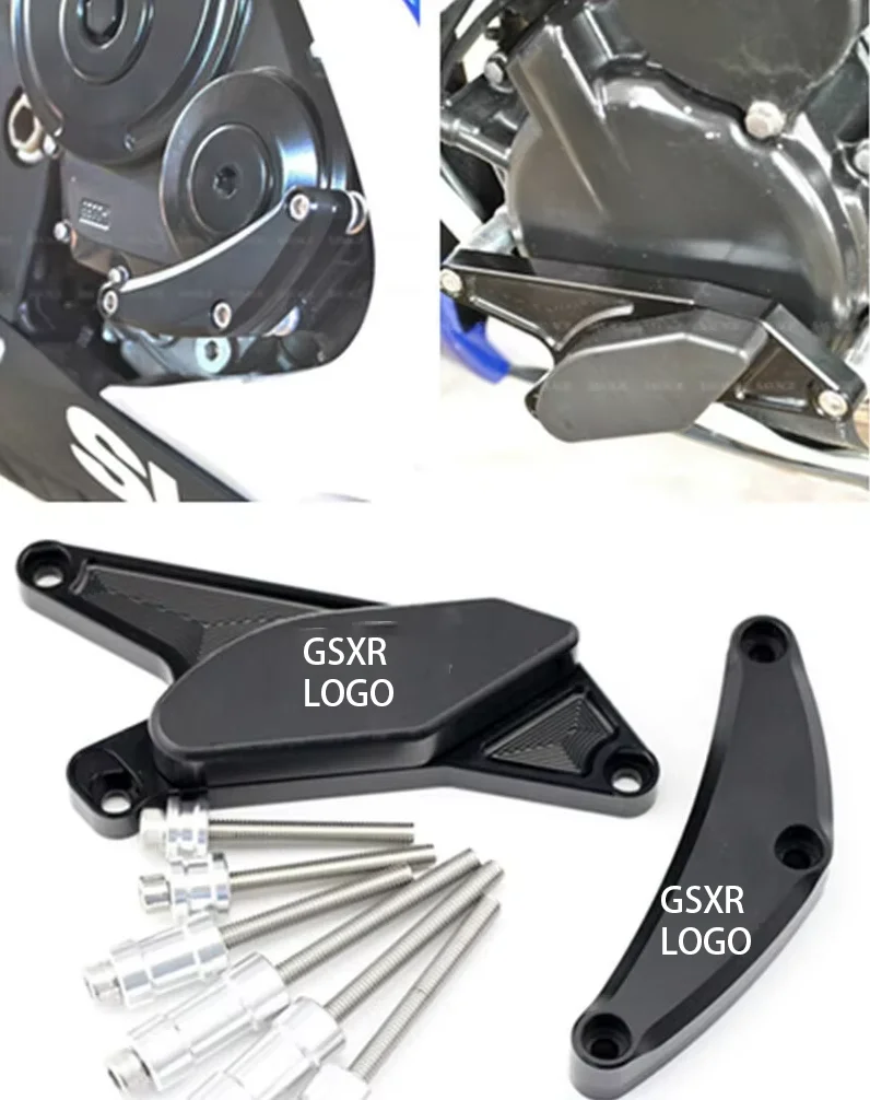 Engine Case Cover Slider Protector Set For Suzuki GSXR 750 GSX-R 600 2006 2007 2008 2009 2010