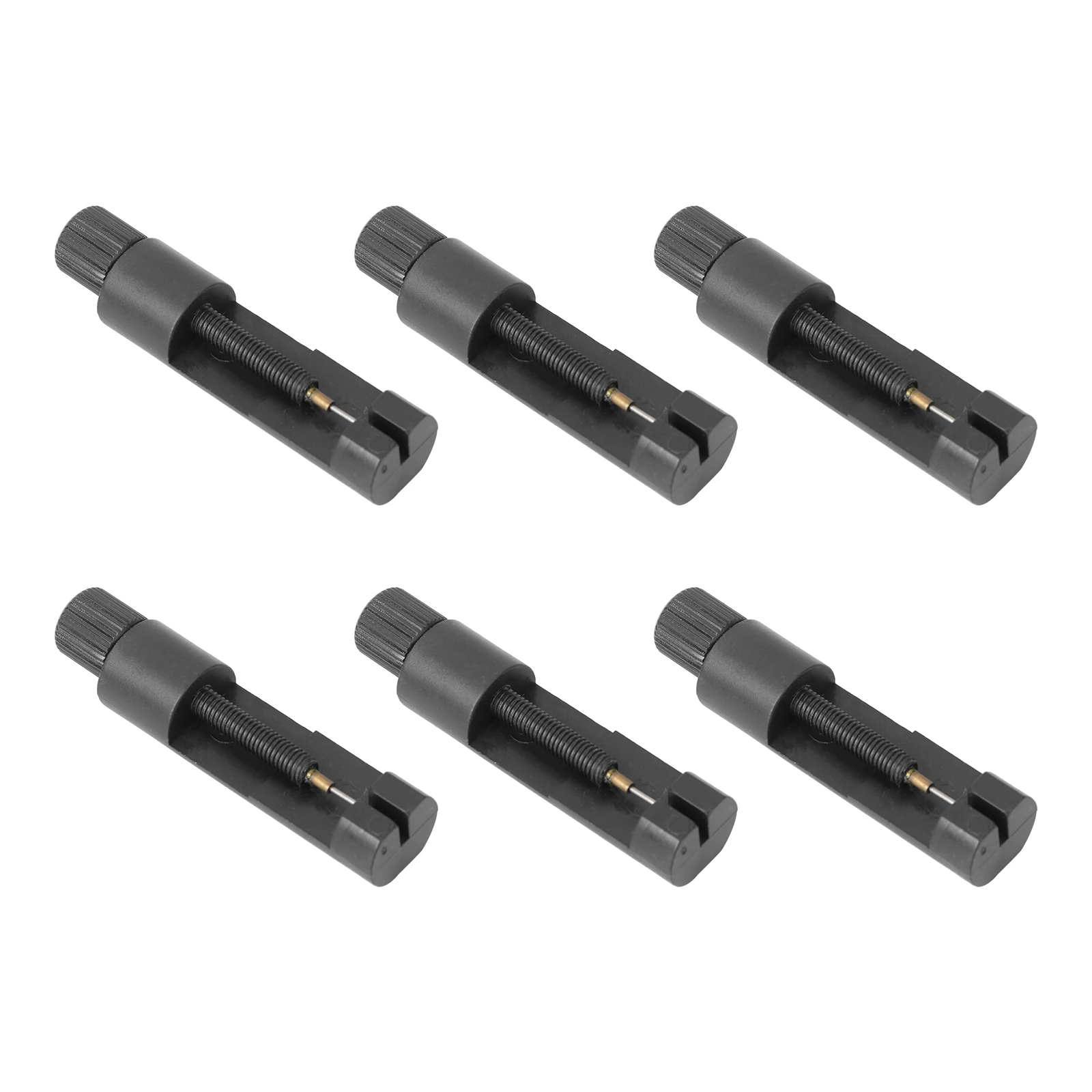 6pcs Mini Watch Adjuster Durable Metal Watchb Repair Tool Spring Bar Remover Kit Link Removal Lightweight Portable