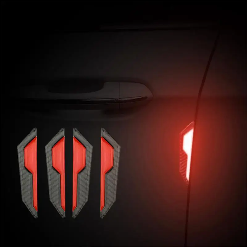 Car Door Edge Anti-Collision Strip Reflective Guards Buffer Trim Strip Protector Car Door Crash Bar