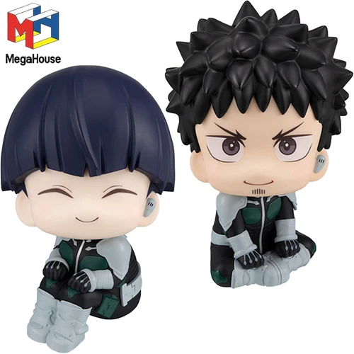 재고 정품 메가 하우스 룩 업 소시로 호시나 & 히비노 카프카 몬스터 No.8 액션 애니메이션 피규어 인형 장식 장난감 