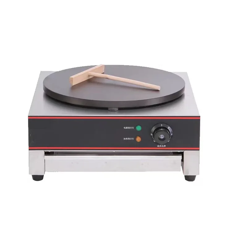 

Commercial Electric Burner Pancake Machine Automatic Pancake Fruit Machine Round Hand Grab