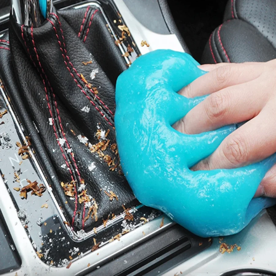 Car Cleaning Gel Air Vent Dashboard Laptop Keyboard Magic Car Wash Interior Dust Dirt Mud Gap Reusable Cleaning Wash Tool