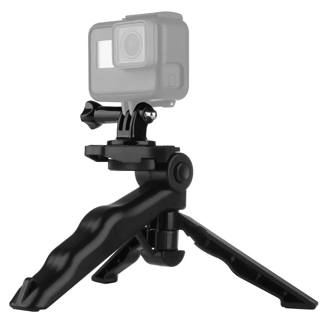 PULUZ Tripod Mount with Adapter & Screws for GoPro, Insta360, DJI and Other Action Cameras, Load Max: 2kg